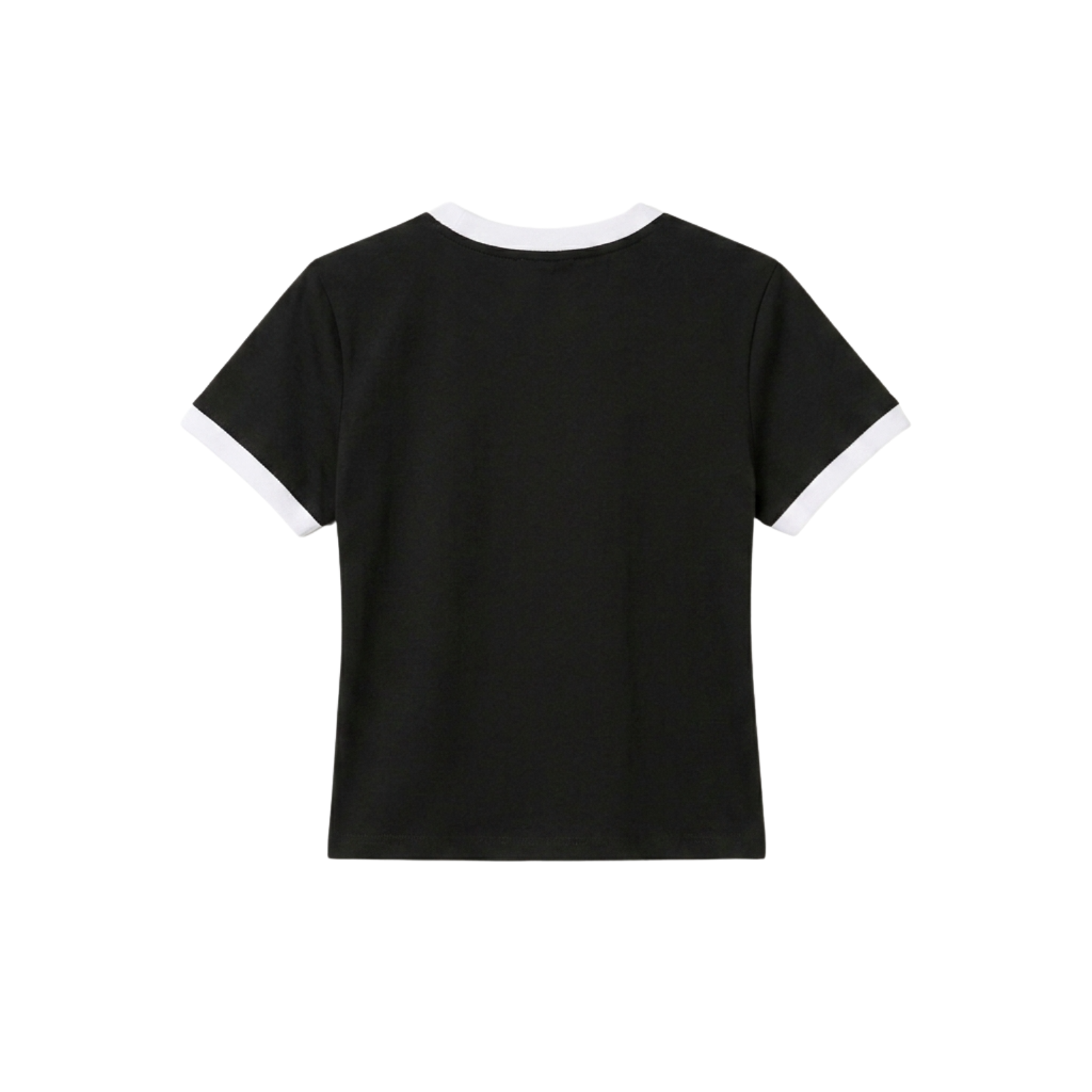 Babytee - Đen viền Trắng mặt sau