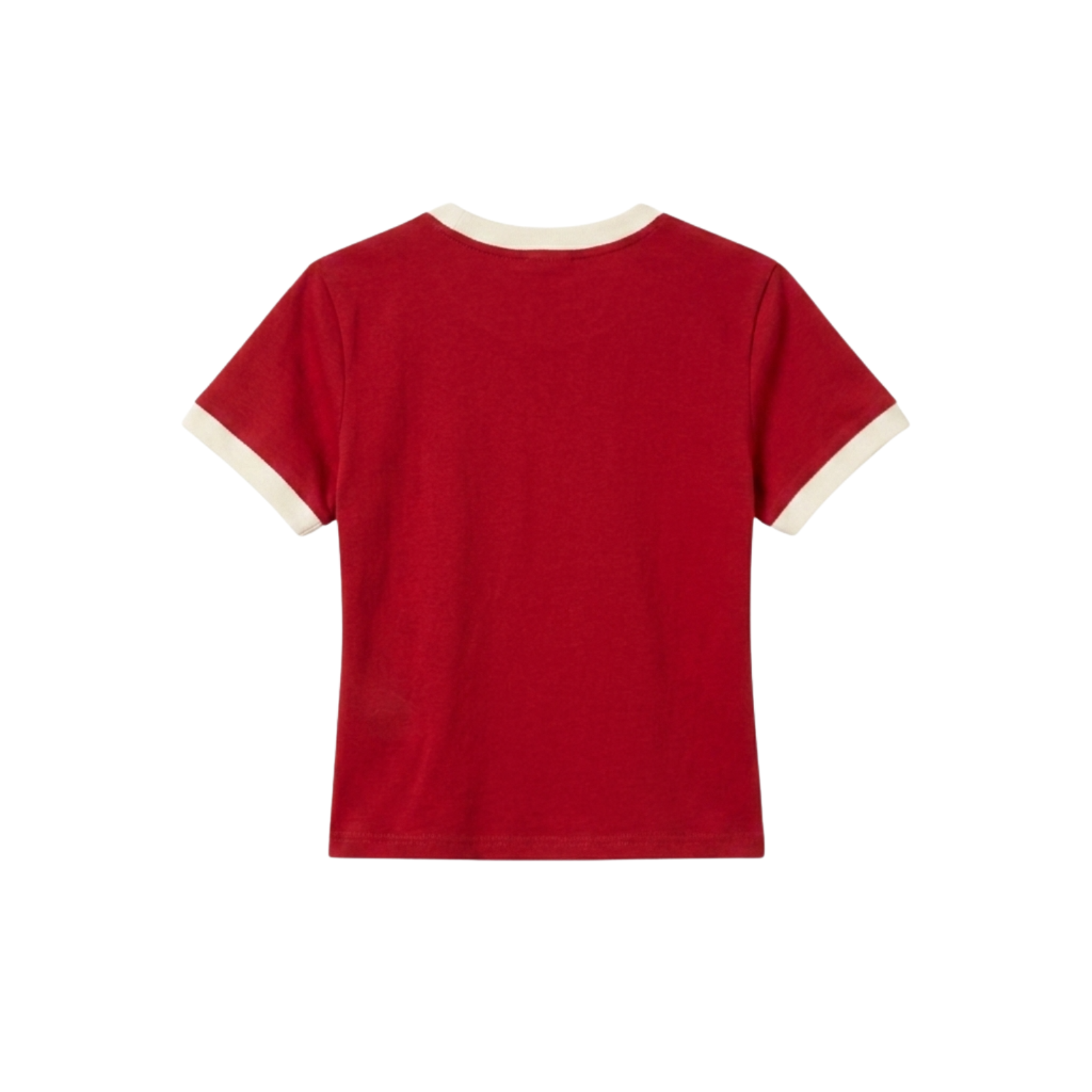 Babytee - Đỏ viền Kem