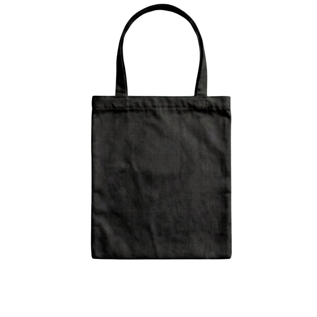 Túi tote - Đen mặt sau
