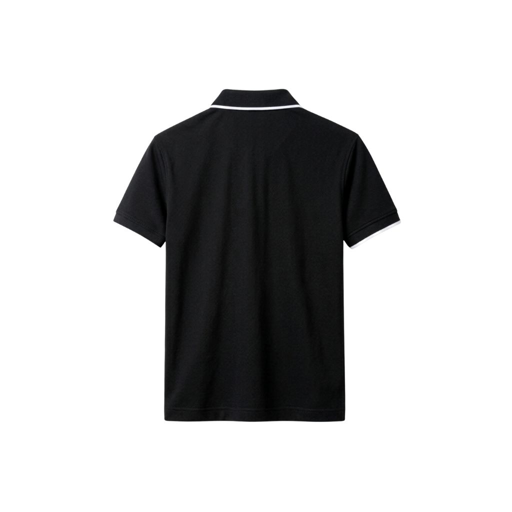 Polo Đen viền Trắng