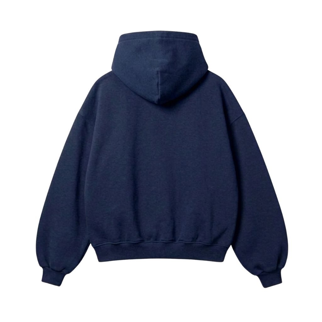 Hoodie nỉ bông-Navy